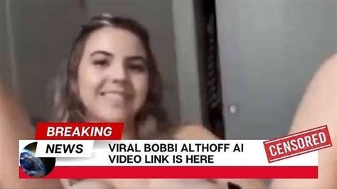 bobbie althoff leaked|Bobbi Althoff